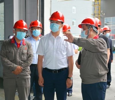 落实防汛工作 筑牢安全防线|潍坊市委书记惠新安调研山东BB电子药业防汛及汛期企业安全生产工作